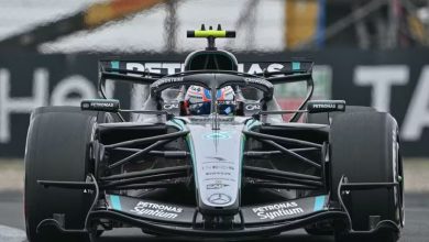 Kimi Antonelli lidera o GP da China de F1 2026 — Foto: Hector Retamal/AFP