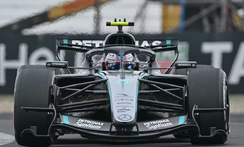 Kimi Antonelli lidera o GP da China de F1 2026 — Foto: Hector Retamal/AFP