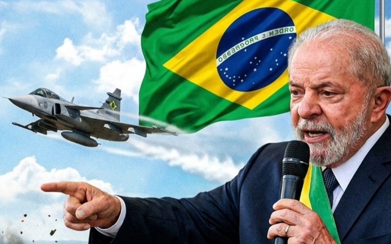 BRASIL PODE SER INVADIDO – Brasil não tem armas nucleares e drones são para uso na agricultura,diz presidente Lula