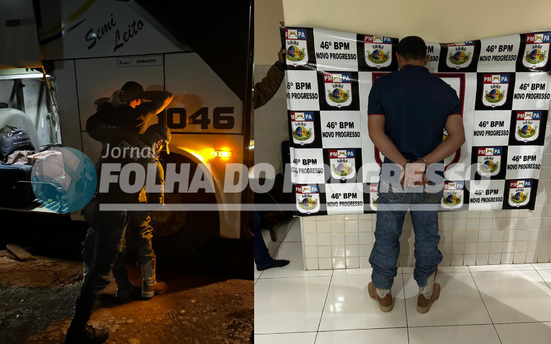 Suspeito de homicídio é detido na rodoviária de Novo Progresso (PA) ao tentar fugir para o MT