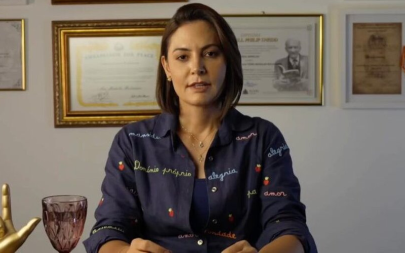 Michelle Bolsonaro expõe conflito com Flávio após divergência sobre alianças políticas