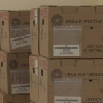 Urnas começaram a chegar em Santarém — Foto_ Reprodução_TV Tapajós