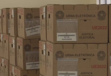 Urnas começaram a chegar em Santarém — Foto_ Reprodução_TV Tapajós